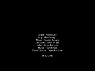 Har Passey Kaler Kanth Video Song